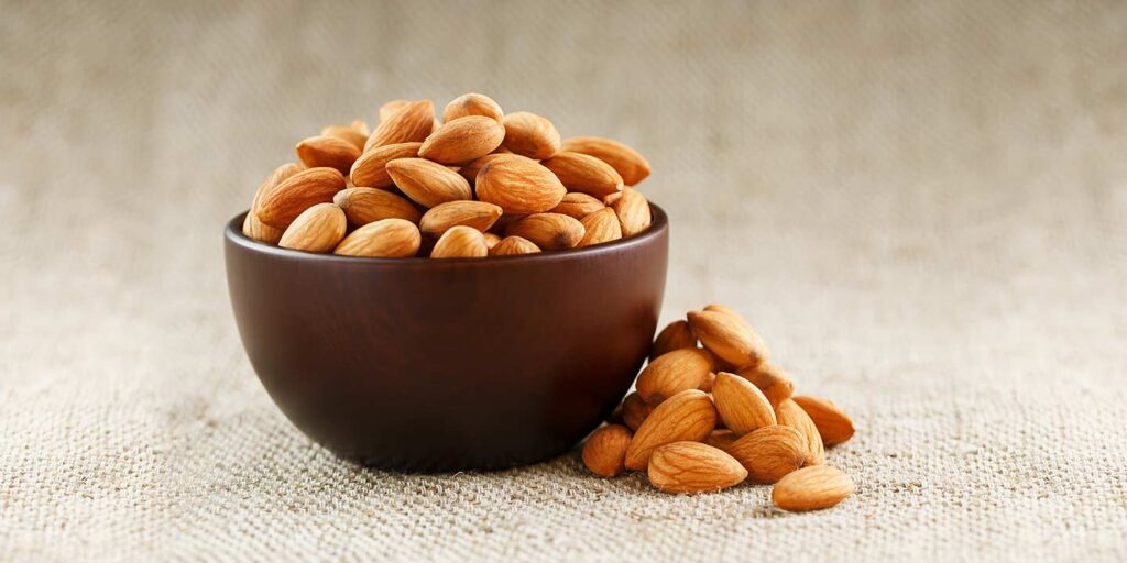 What is the nutritional value of almonds?