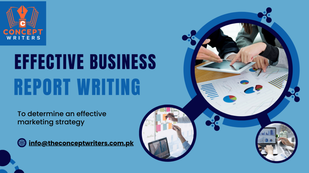 how to write a business report