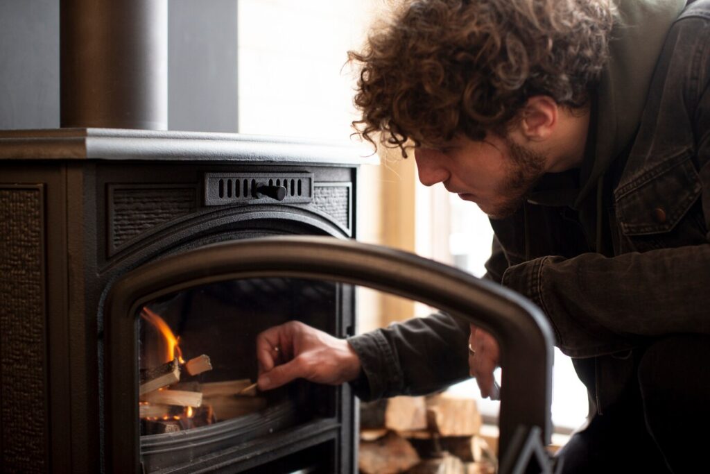 log burner flue kit