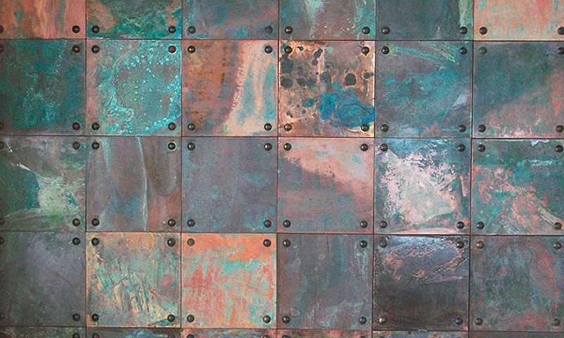 patina metal finish in uae